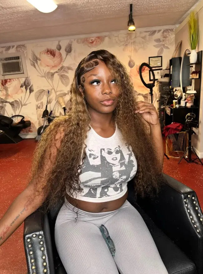 BHG's Brilliant Bounce: Ombre Opulence HD Lace Wig 13x4/13x6 Deep Wave Frontal Wig